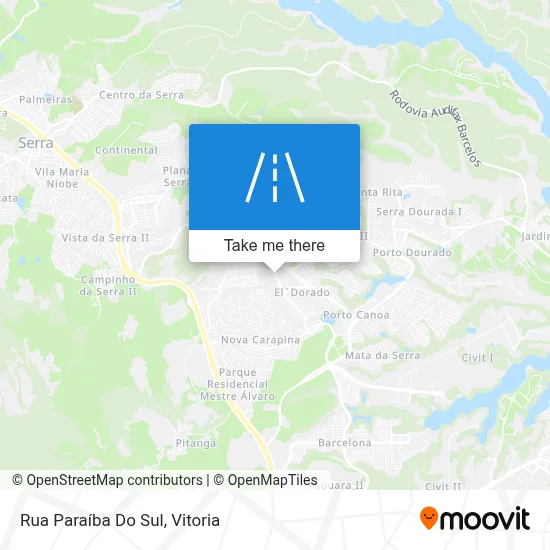 Rua Paraíba Do Sul map