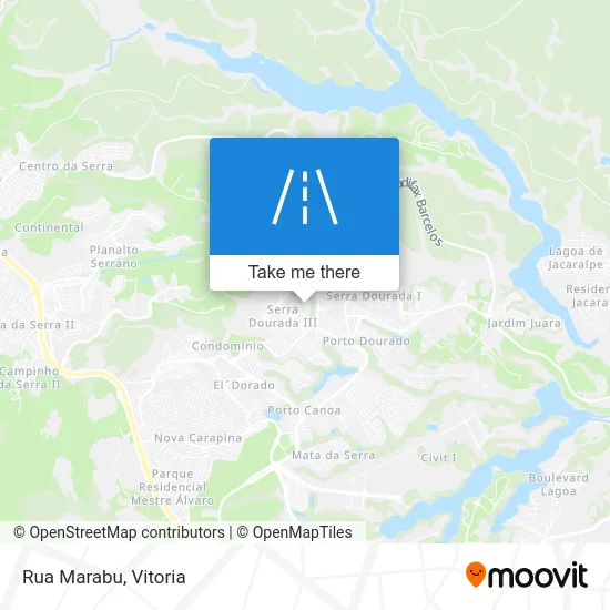 Rua Marabu map