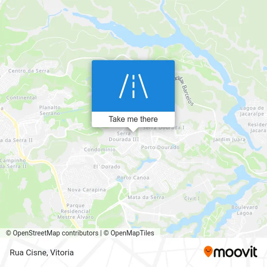 Rua Cisne map