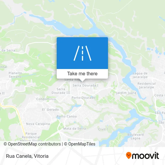 Rua Canela map