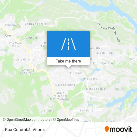 Rua Corumbá map