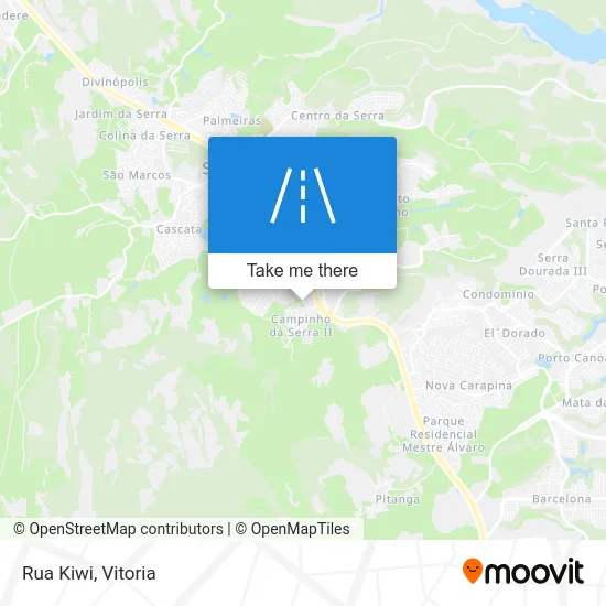 Rua Kiwi map