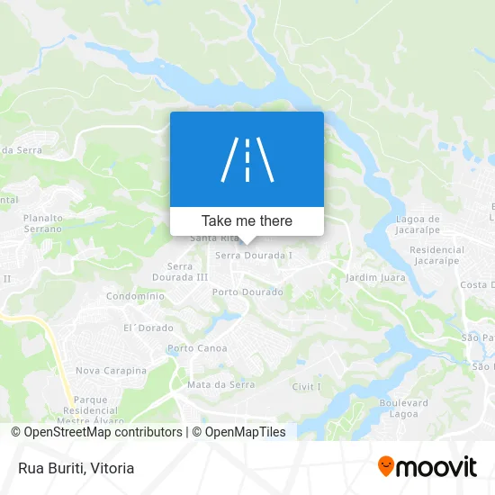 Rua Buriti map