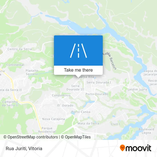 Rua Juriti map