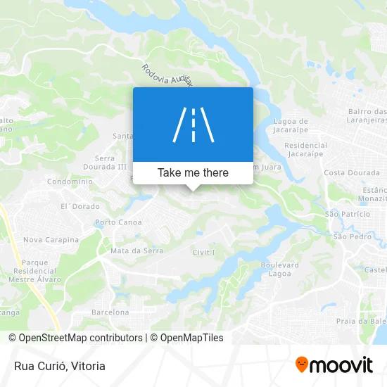 Rua Curió map