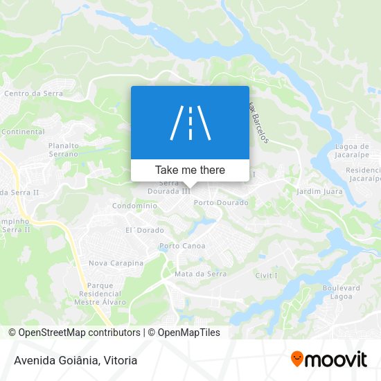 Avenida Goiânia map