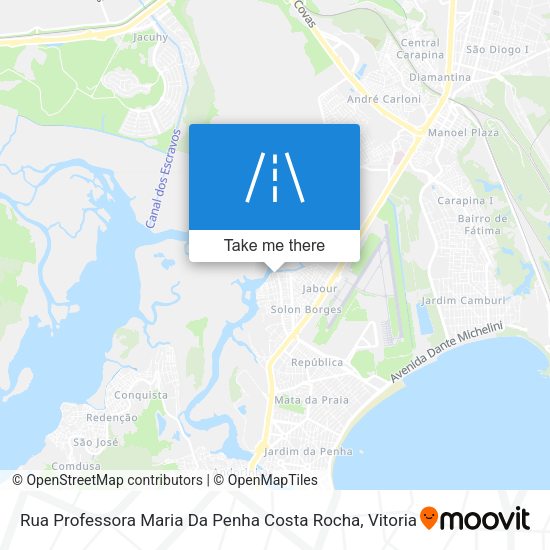 Rua Professora Maria Da Penha Costa Rocha map