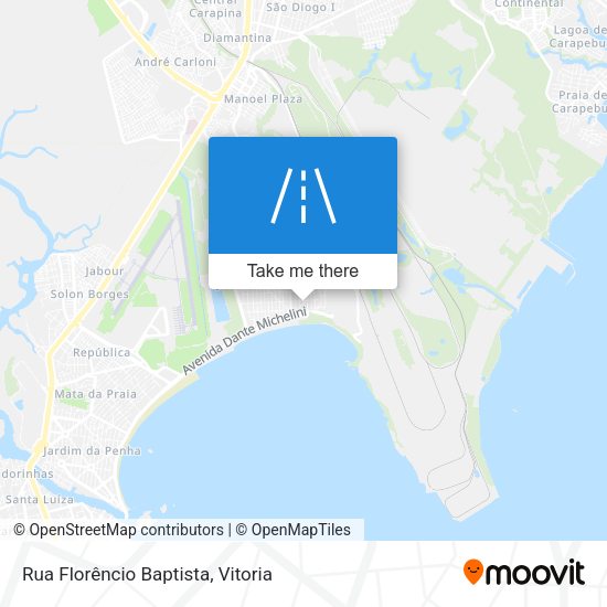 Rua Florêncio Baptista map