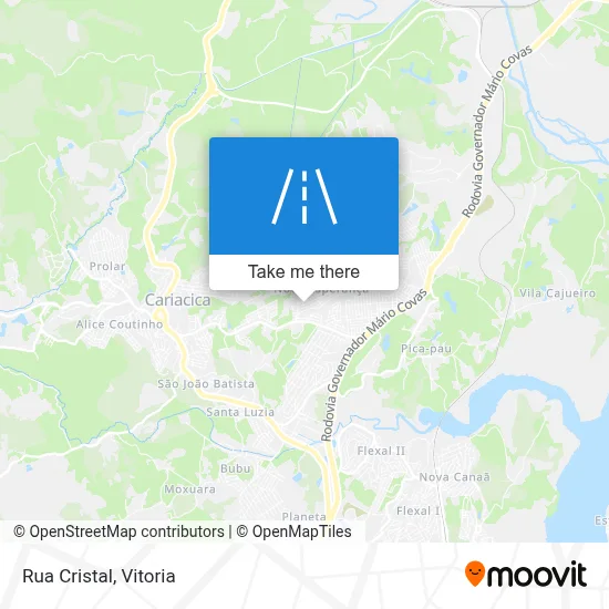 Rua Cristal map