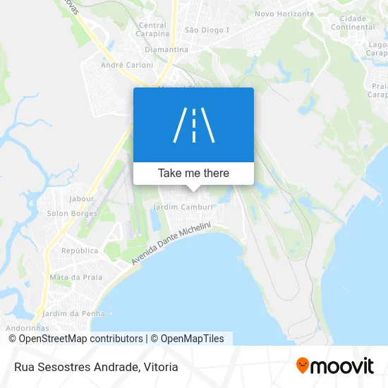 Rua Sesostres Andrade map