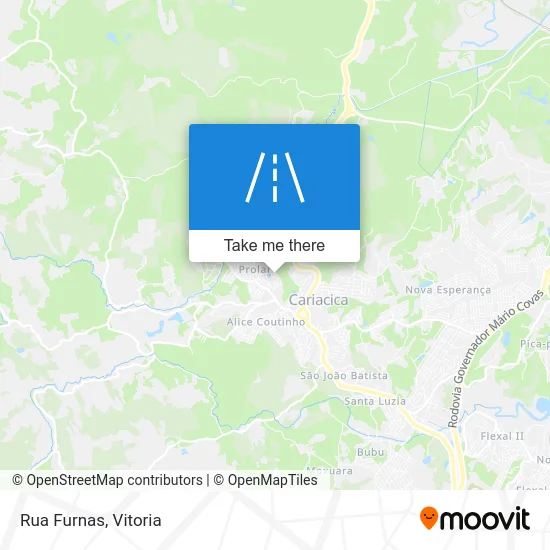 Rua Furnas map