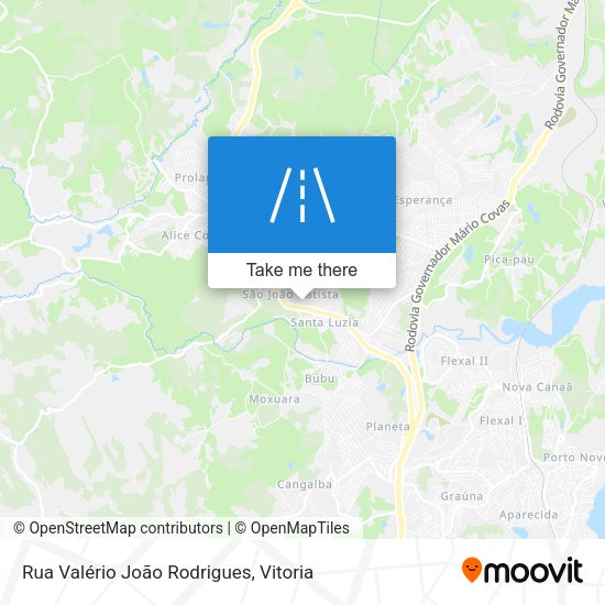 Rua Valério João Rodrigues map