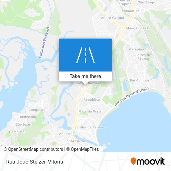 Rua João Stelzer map