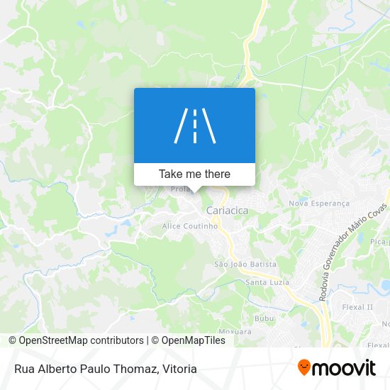 Rua Alberto Paulo Thomaz map