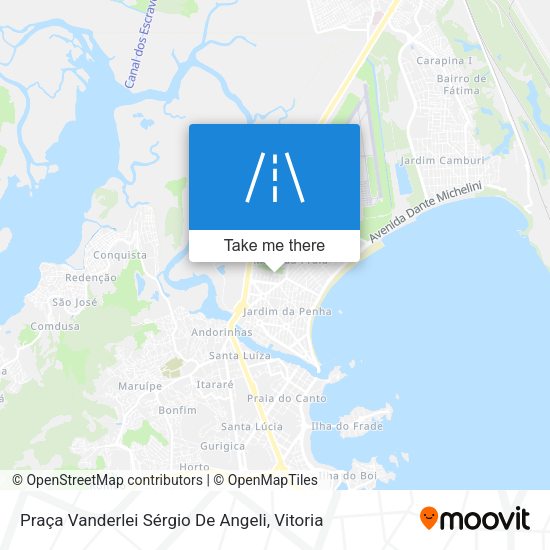 Praça Vanderlei Sérgio De Angeli map