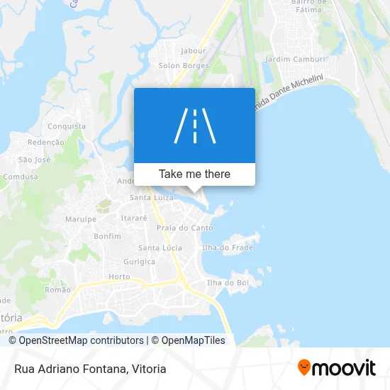 Rua Adriano Fontana map