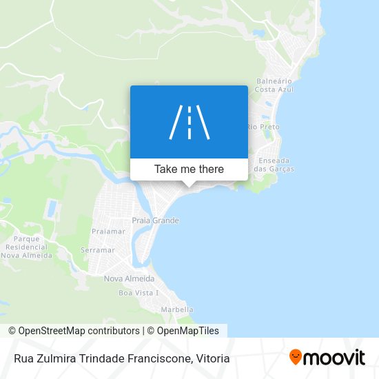 Rua Zulmira Trindade Franciscone map