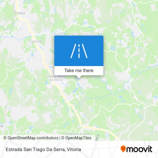 Estrada San Tiago Da Serra map