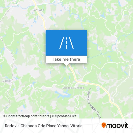 Rodovia Chapada Gde Placa Yahoo map