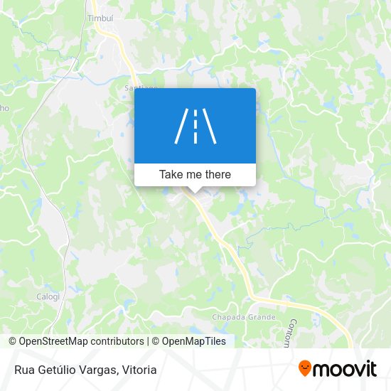 Rua Getúlio Vargas map
