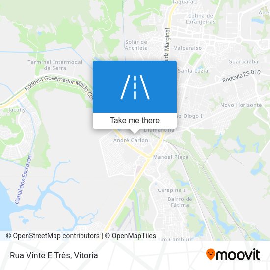 Rua Vinte E Três map