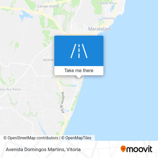 Avenida Domingos Martins map