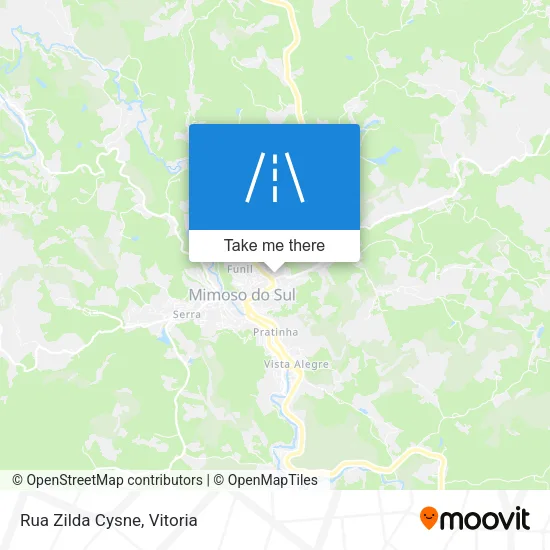 Rua Zilda Cysne map