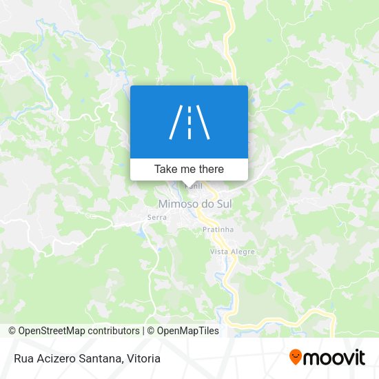 Rua Acizero Santana map