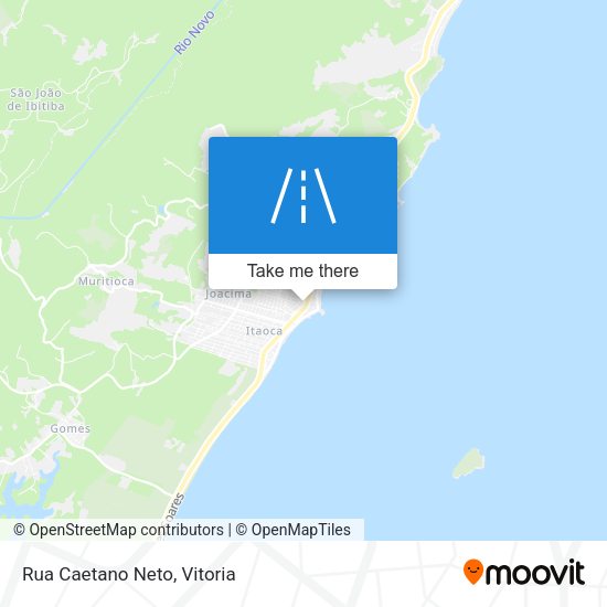 Rua Caetano Neto map