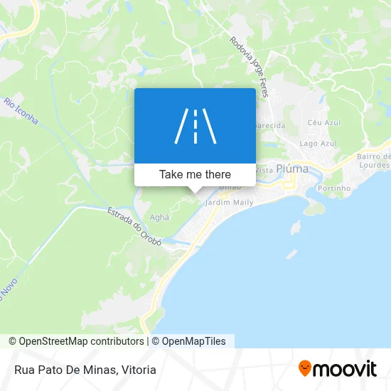 Rua Pato De Minas map