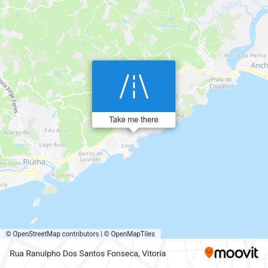 Rua Ranulpho Dos Santos Fonseca map