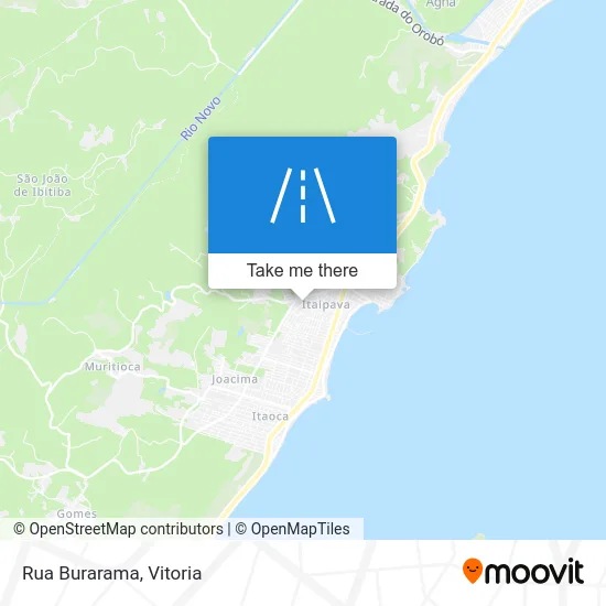 Rua Burarama map