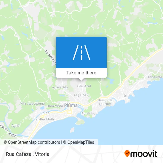 Rua Cafezal map