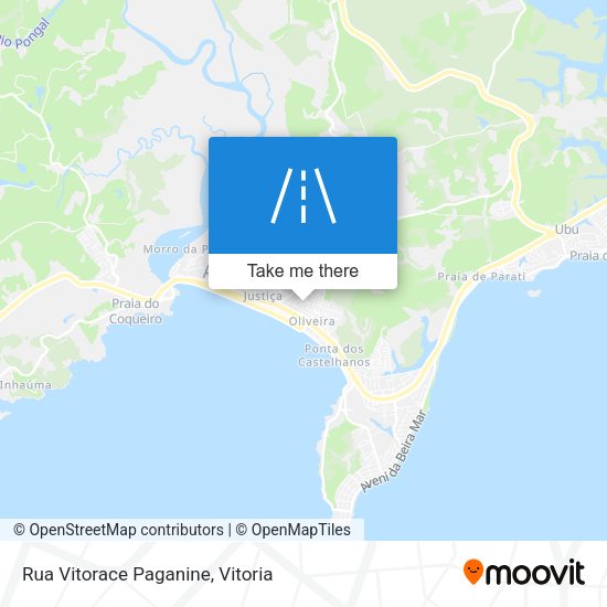 Rua Vitorace Paganine map