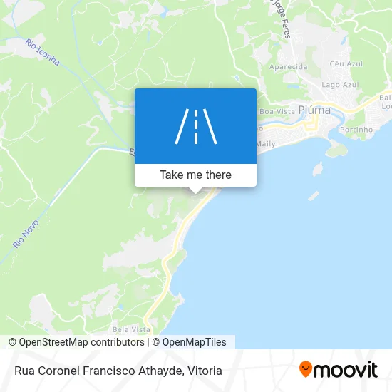 Rua Coronel Francisco Athayde map