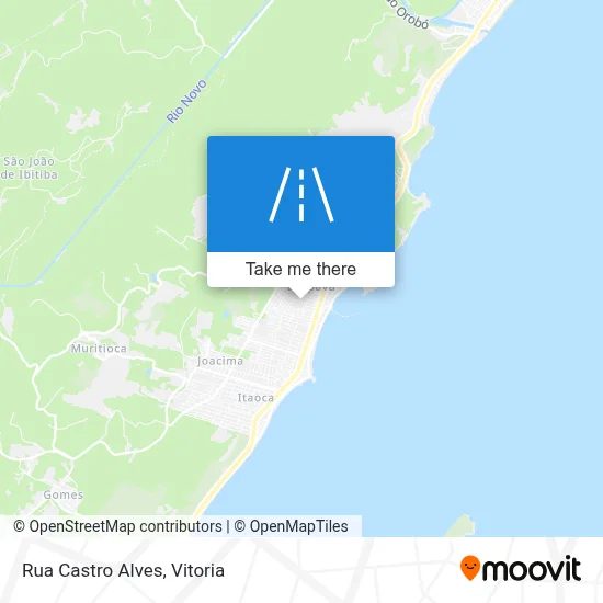 Rua Castro Alves map