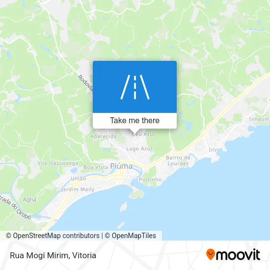 Rua Mogi Mirim map