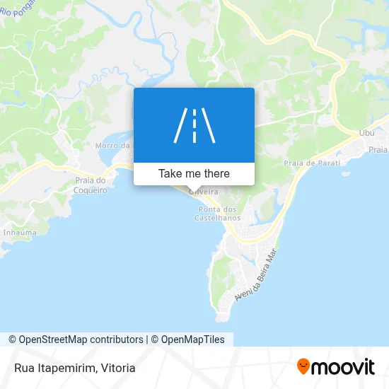 Rua Itapemirim map