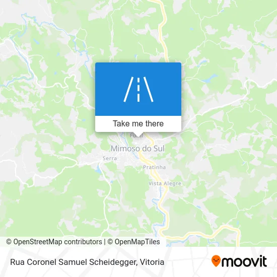 Rua Coronel Samuel Scheidegger map