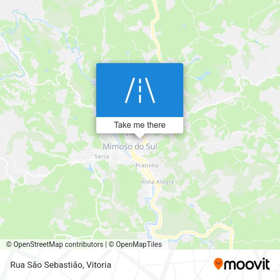 Rua São Sebastião map