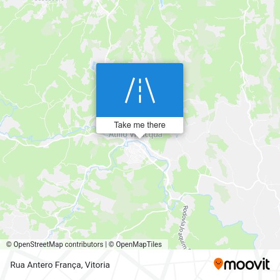Rua Antero França map