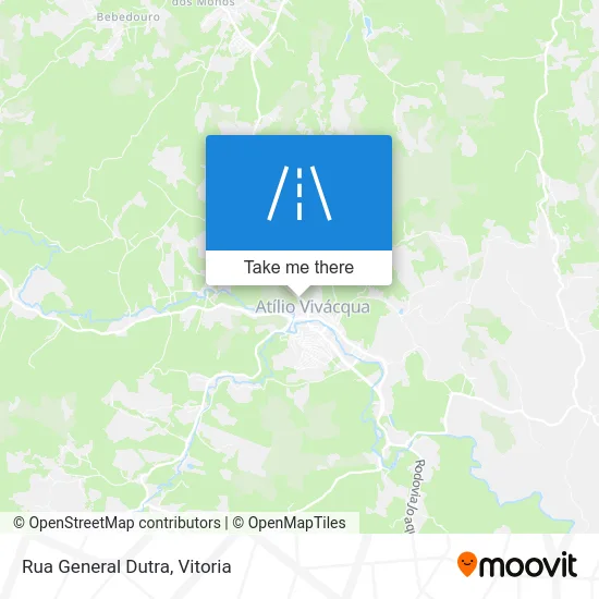 Rua General Dutra map