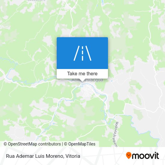 Rua Ademar Luis Moreno map