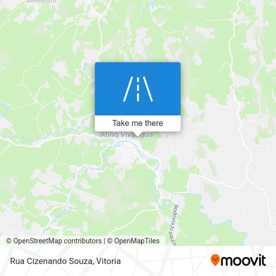 Rua Cizenando Souza map