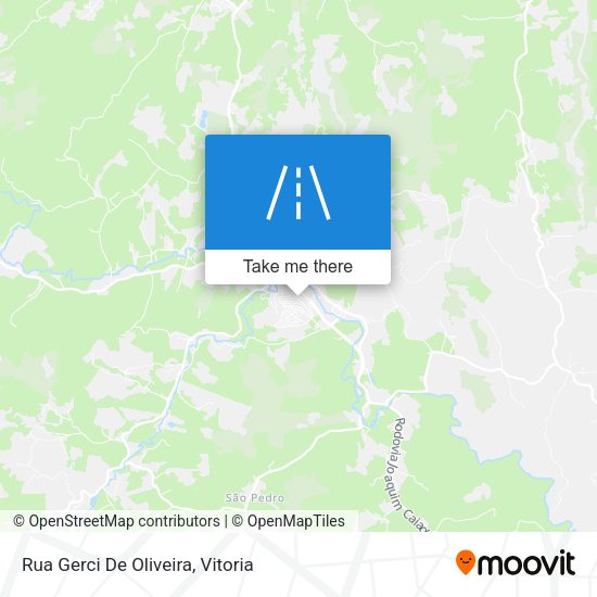 Rua Gerci De Oliveira map
