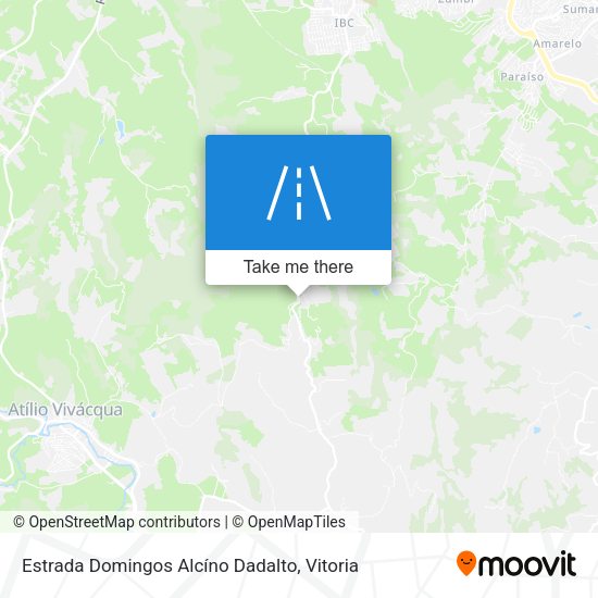 Estrada Domingos Alcíno Dadalto map