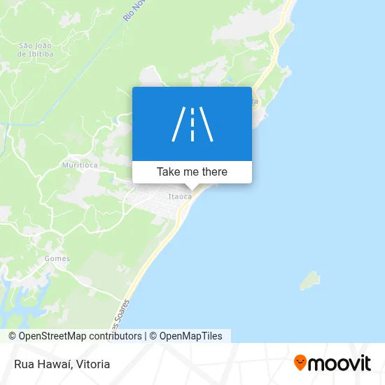Rua Hawaí map