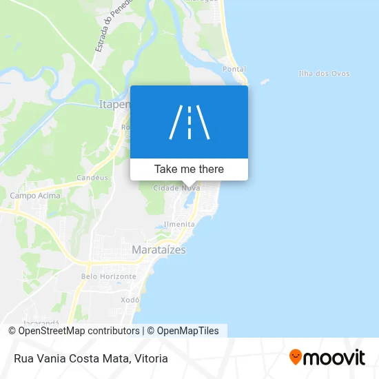 Rua Vania Costa Mata map