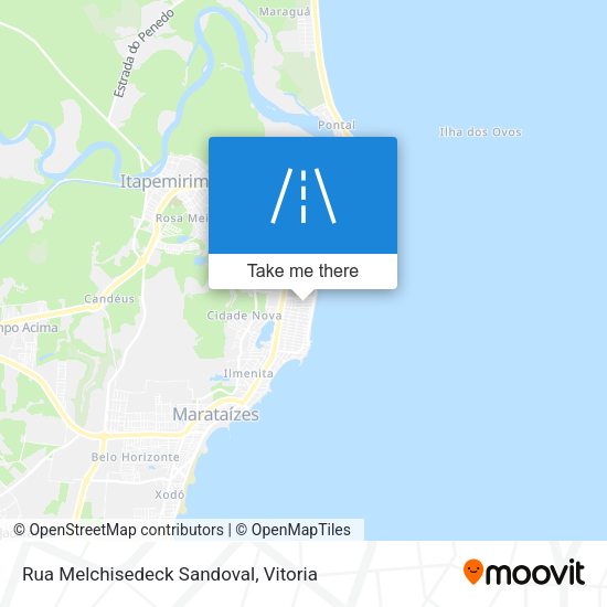 Rua Melchisedeck Sandoval map