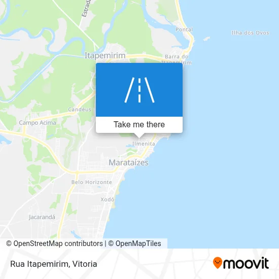 Rua Itapemirim map